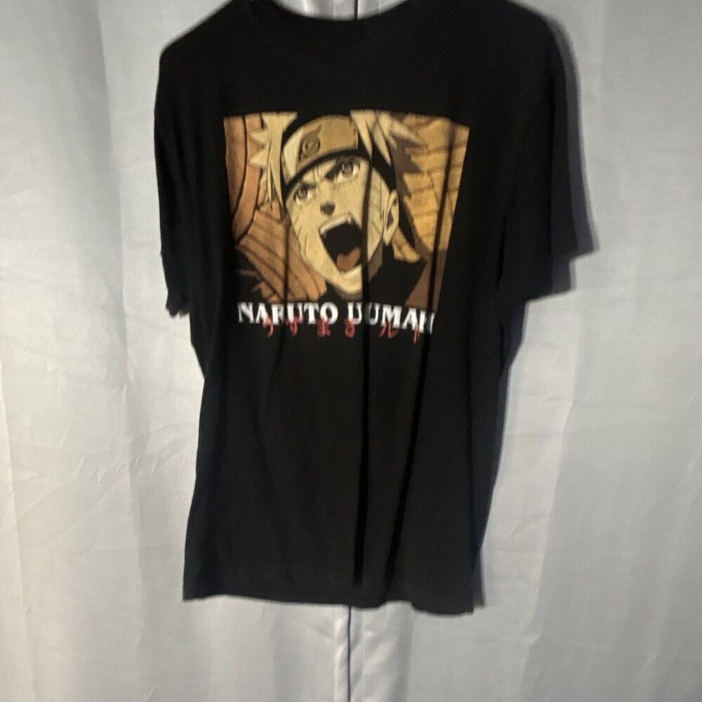 Viz Media Naruto Uzumaki Naruto Shippuden Black Graphic Tee Mens Size L